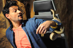 رامز مع الثعبان