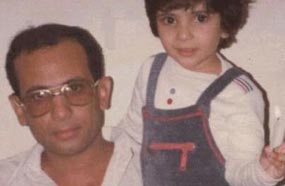 منى زكي ووالدها