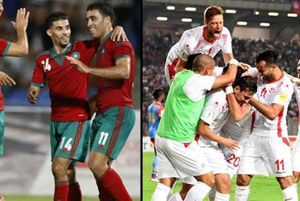 منتخبا تونس والمغرب