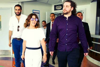 سميرة فور وصولها المستشفى