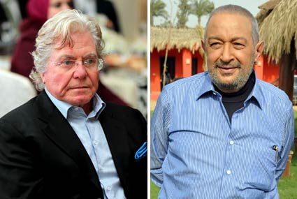 نور الشريف وحسين فهمي