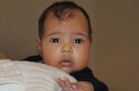 نورث ويست ابنة كيم كارداشيان وكاني ويست