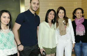 نانسي عجرم في السويد استعداد لحفلها هناك