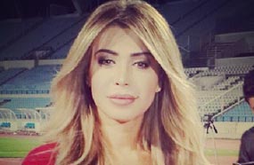 نوال الزغبي في كواليس التصوير