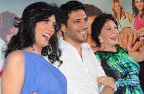 أبطال الفيلم خلال العرض الخاص