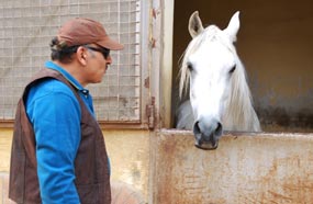 جمال سليمان في لقطة من العمل