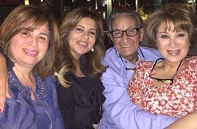 بوسي ونور الشريف وبوسي شلبي وإلهام شاهين