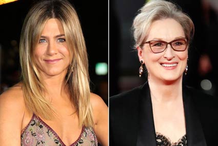 ميريل ستريب وجينيفر أنستون 