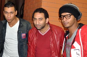 أوكا وأورتيجا وشحتة كاريكا أعضاء فرقة 8 %