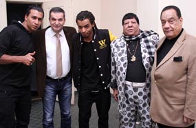 حلمي بكر وشعبان عبد الرحيم وأوكا وطوني خليفة وأورتيجا