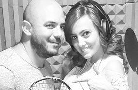 بشرى مع العسيلي في الاستوديو