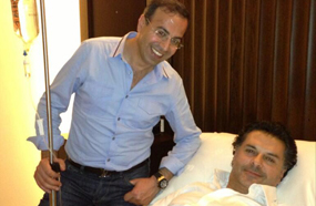 راغب علامة في المستشفى