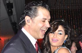 راغب علامة مع منة فضالي

