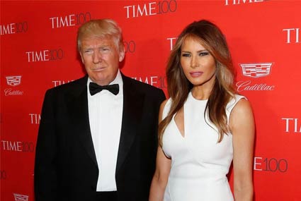 ترامب وزوجته