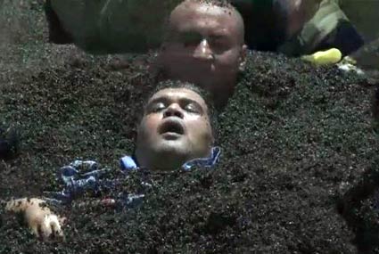 أحمد فتحي يغشى عليه في "رامز تحت الأرض"