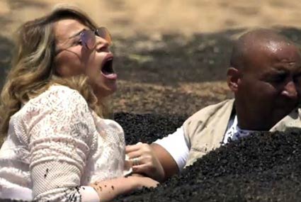 إيناس الدغيدي تصرخ وتدعو الله في "رامز تحت الأرض"