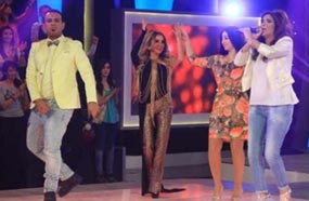 أمينة وصافينار والليثي مع رزان مغربي