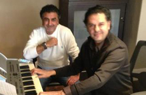 راغب مع طوني في الاستوديو