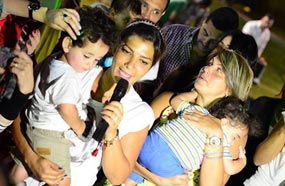 أصالة شاركت في عيد ميلاد تؤام رامي صبري.