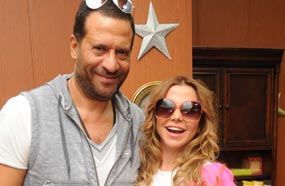 رزان مغربي وماجد المصري في حفل يوم اليتيم