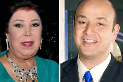 عمرو أديب ورجاء الجداوي