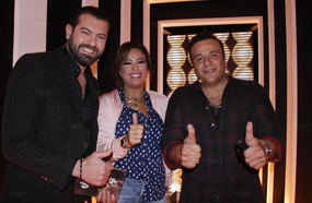 محمد فؤاد وهند صبري مع عمرو يوسف في &quot;Back to School&quot;