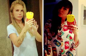 نيكول وساندي بنفس جراب المحمول