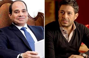 محمد حماقي والرئيس عبد الفتاح السيسي