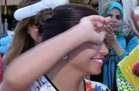 شيرين سعيدة بعيد ميلاد هنا