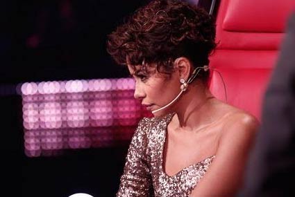 شيرين بقصة شعر مختلفة في The Voice