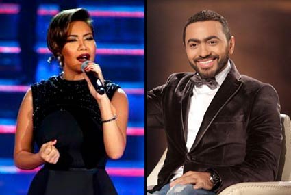 تامر حسني يشيد بأداء شيرين للنشيد الوطني في The Voice