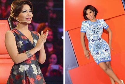 إطلالات شيرين في The Voice