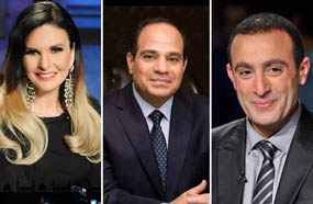 عبد الفتاح السيسي يوجه نداء حازما للسقا ويسرا في &quot;عيد الشرطة&quot;