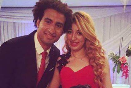 علي ربيع وزوجته 