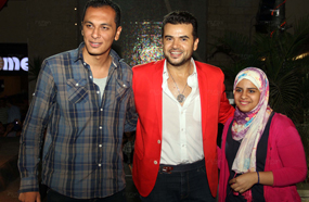 ٍسامو زين مع قراء FilFan.com خلود وأحمد ممدوح