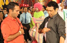 احمد سعد  فى المولد مع سعد الصغير