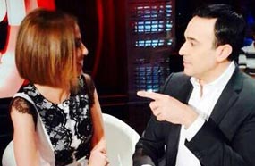 صابر الرباعي مع وفاء الكيلاني في &quot;الحكم&quot;