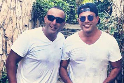 أحمد السقا مع عمرو دياب