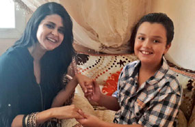 سلمى وابن خالتها