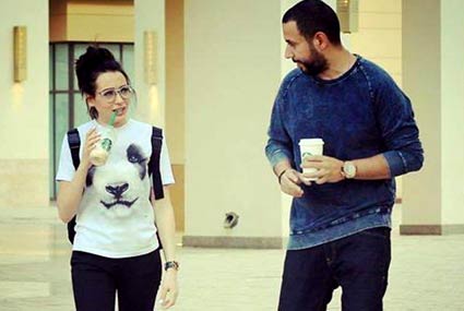 حسام بدران مع ساندي