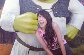 ساندي مع الغول Shrek