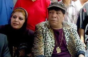 شعبان عبد الرحيم وزوجته