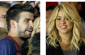 شاكيرا تهنئ بيكيه على فوز منتخب إسبانيا