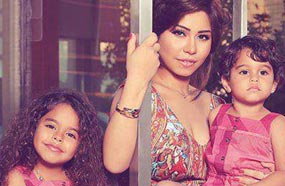 شيرين مع "مريم" و"هنا" بفستان ألوان الصيف