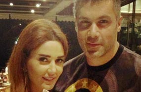 صورة أرشيفية لسيرين عبد النور مع فارس كرم