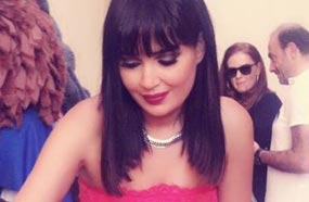 سيرين عبد النور تقطع كعكة ميلاد ابنتها &quot;تاليا&quot;