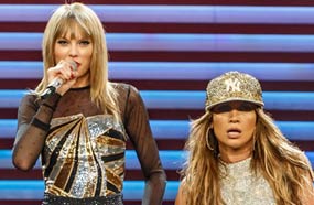 تايلور سويفت وجينفر لوبيز 