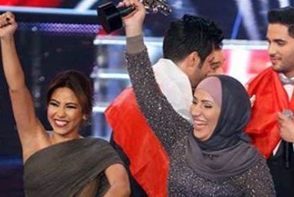 سعادة نداء شرارة وشيرين بالتتويج