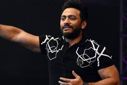  تامر حسنى في حفل الصالة المغطاة بستاد القاهرة