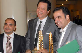 الفنان إيمان البحر درويش أحد المكرمين في مهرجان الموسيقى العربية الثامن